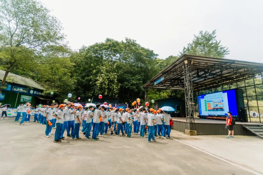 彭山景区迎来万人研学团，开启夏季研学热潮